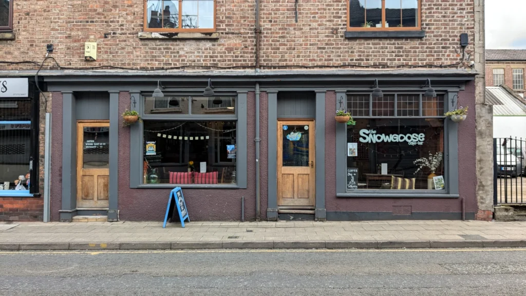 The Snowgoose cafe-bar on Sunderland street, Macclesfield
