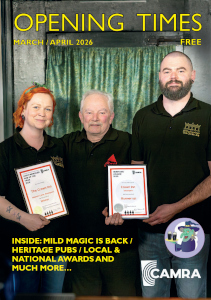 Opening Times Cover March/May 2026